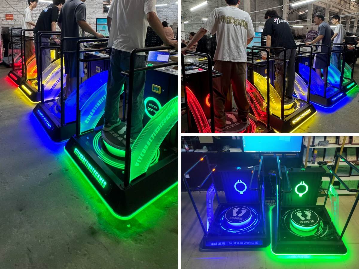 Demonstrated the interactive motion platform tested in the factory production workshop