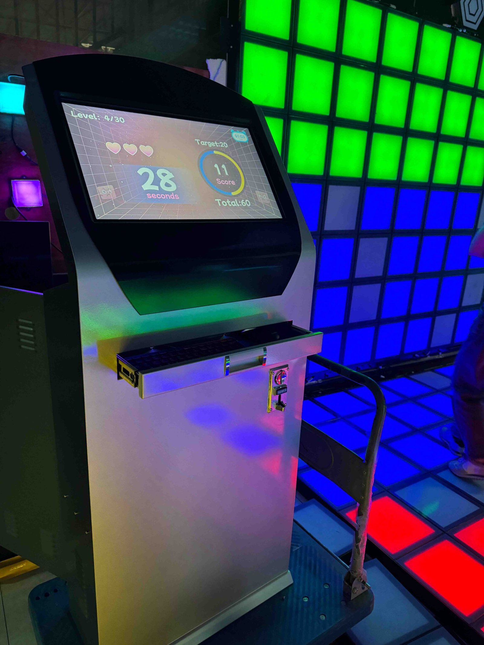 Mega grid coin operated device